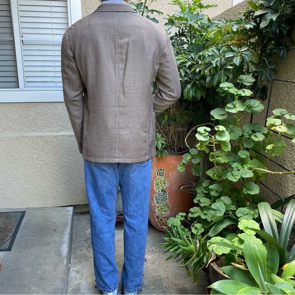 Brown Armani Collezioni wool jacket - Picture 10 of 12